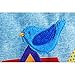 Birdhouse Welcome Garden Linen Flag