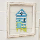 Colorful Beach House Mesh Wall Décor, 16" L x 16" H