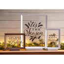 Wood Framed D√©cor, Set of 3 "Happy Holidays" "Let Your Heart Be Light" "Tis the Season"
