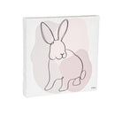 10‚Äù H x 10‚Äù L Indoor Canvas, Bunnies