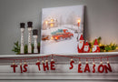 LED Canvas Wall Decor, Winter Truck,6ltc6190