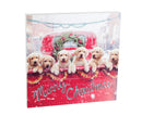 LED Canvas Wall Decor, Lab Puppies in Red Truck,6ltc6606