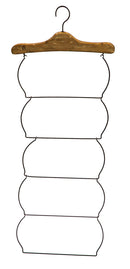 Wood and Metal Hanging Rack