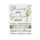 11.5"L x 15.5"H Metal USA Wall Decor, Garden Shop
