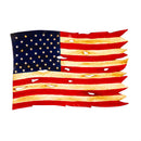 Tattered American Flag Metal Wall Décor