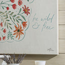 24x36 Life Like a Wildflower & Be Wild & Free, Set of 2