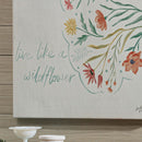 24x36 Life Like a Wildflower & Be Wild & Free, Set of 2