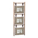 3 Wood and Metal Hanging Wall Frames