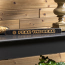 Boston Bruins Engraved Wood Sign, 1.5" x 18"