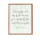 16" x 20" Framed Wood Wall Art Inspirational Robert Louis Stevenson