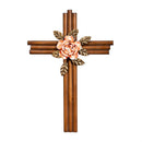 15"Lx11"W Crosses with Flowers, Set of 2