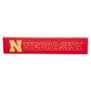 University of Nebraska Engraved Wood Sign, 3.5" x 18"