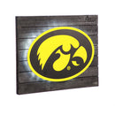 Lit Wall Decor, University of Iowa,6wlt980