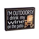 I'm Outdoorsy Wooden Plock