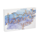 Do What Inspires You, Cursive Metal Wire & Wood Plock