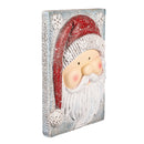 Traditional Santa Wall Decor, LED MGO Textured Wall, Santa