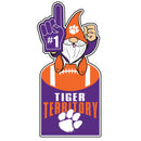 Clemson University Gnome Metal Sign 10"L x 30"H