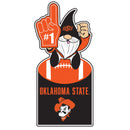 Oklahoma State University Gnome Metal Sign 10"L x 30"H