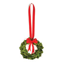 NAPA Home & Garden, BOXWOOD WREATH WITH RED RIBBON
