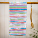 Stripes and Checkers Quick Dry Towel and Matching Carrying Case, 60" x 30"