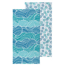 Make Waves Quick Dry Towel and Matching Carrying Case, 60" x 30"