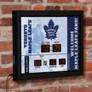 Scoreboard Wall Clock, Toronto Maple Leafs