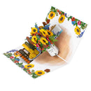Sunflowers Paper Pop Up Card