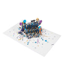 Happy Birthday with Cats Paper Pop Up Card