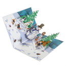 Christmas Dogs Paper Pop Up Card