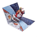 Santa Claus Paper Pop Up Card