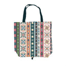 Diamond Tapestry Tote Foldable Compact Tote Bag, 15.5"L x 4.5"W x 16.5"H