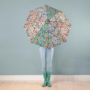 Bursting Blossoms Compact Manual Umbrella