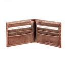 Dallas Cowboys, Bi-Fold Wallet, Brown, CH, 100% Genuine Leather