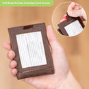 Front Pocket Wallet w/ RFID Blocking, San Francisco 49ers, Brown