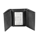 Columbus Blue Jackets, Tri-Fold Wallet, Black