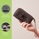 Wristlet Wallet, Brown, Kansas City Chiefs