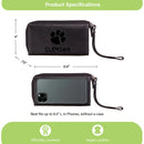Wristlet Wallet, Black, Clemson University