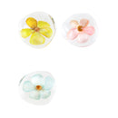 Pressed Flower Paperweight, 3 Asst