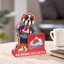 Mascot Statue, with Logo, Colorado Avalanche