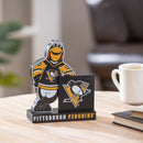 Mascot Statue, with Logo, Pittsburgh Penguins