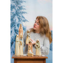 Evergreen Statuary,Gilded Nativity Scene, Set of 7