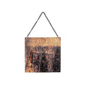 6x6 Hanging Textured Metal Decor