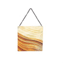 6x6 Hanging Textured Metal Decor