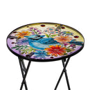 Bluebird Glass Sidetable
