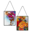 Mariposa Melody Stained Glass Wall Décor, 8" L x 10" H