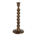 Metal Candlestick Holder with Bead Design, Set of 2