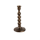 Metal Candlestick Holder with Bead Design, Set of 2