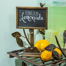 Table Top Chalkboard with Bird Decor