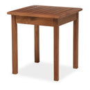 Eucalyptus Wood Side Table, Lancaster Outdoor Furniture Collection - Natural
