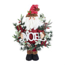 Noel Santa & Snowman Standing Plush LED Decor